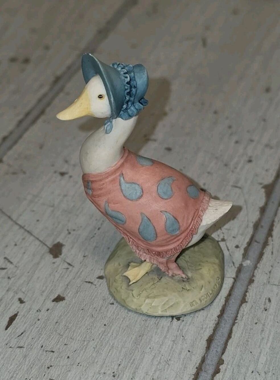 Border Fine Arts Beatrix Potter Figurine Jemima Puddle-Duck Mini Figurine Vtg